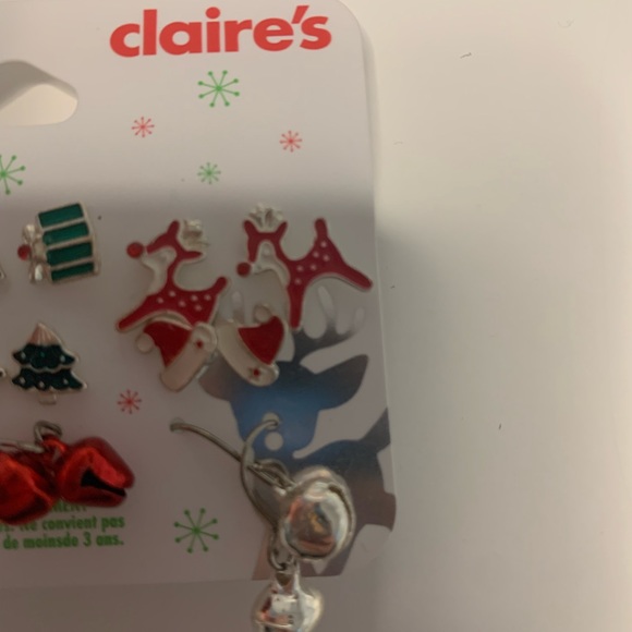 Claire’s Sparkle All The Way 9 piece earring set. New. - Picture 5 of 6